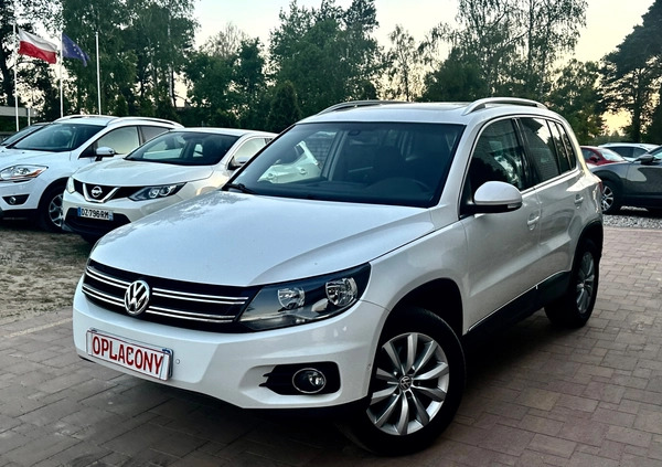 Volkswagen Tiguan cena 42400 przebieg: 172555, rok produkcji 2012 z Ostrołęka małe 154